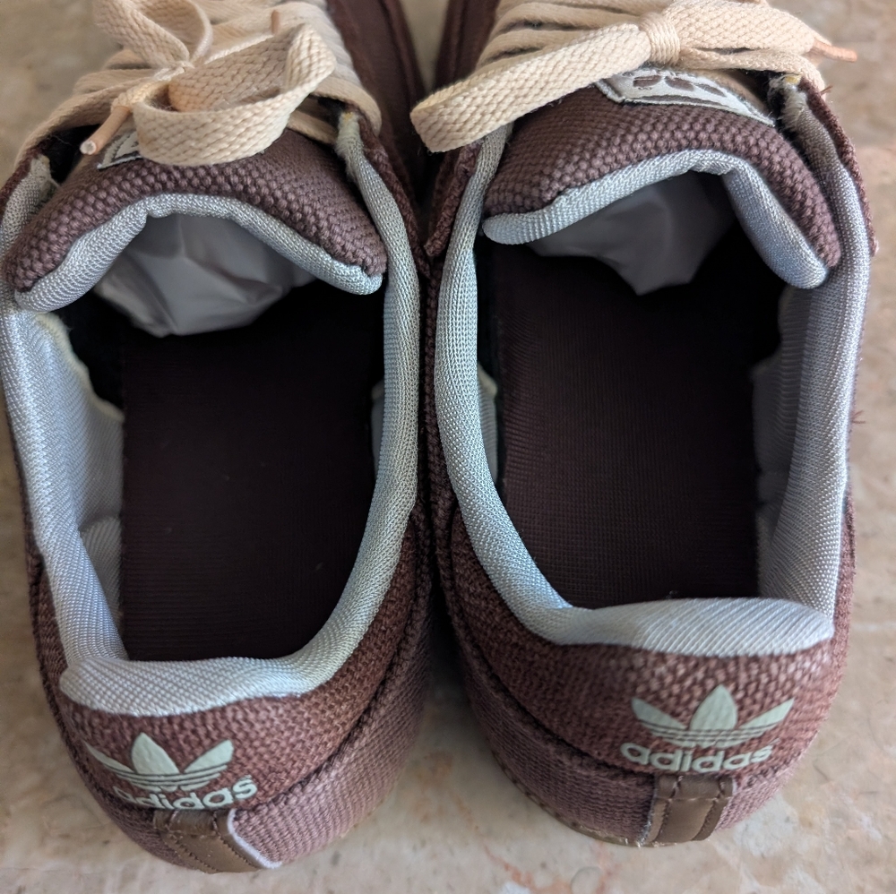 Adidas Hemp Samba Rare Chocolate Brown (2013) #G99555 Men's Size 10.5 No Box - Picture 10 of 14